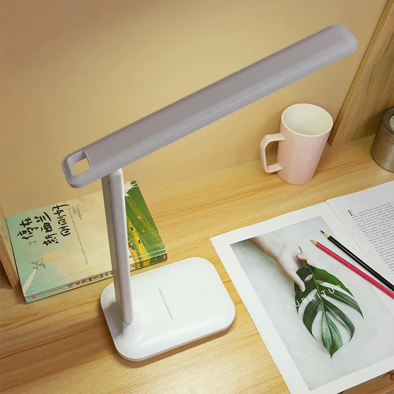 Abajur de mesa dobrável USB Touch Dimmable Night Light Student